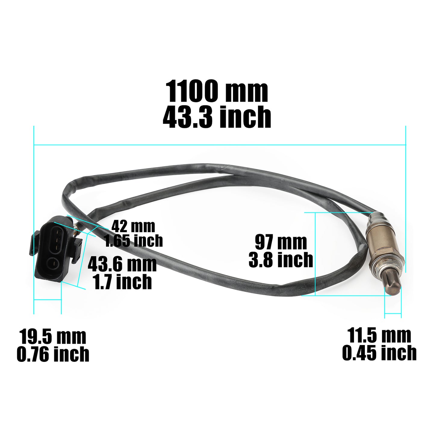 Upstream Oxygen Sensor 021906265 NEW for VW for Golf A3 Derby for Jetta for AUDI A4 A6 for A8