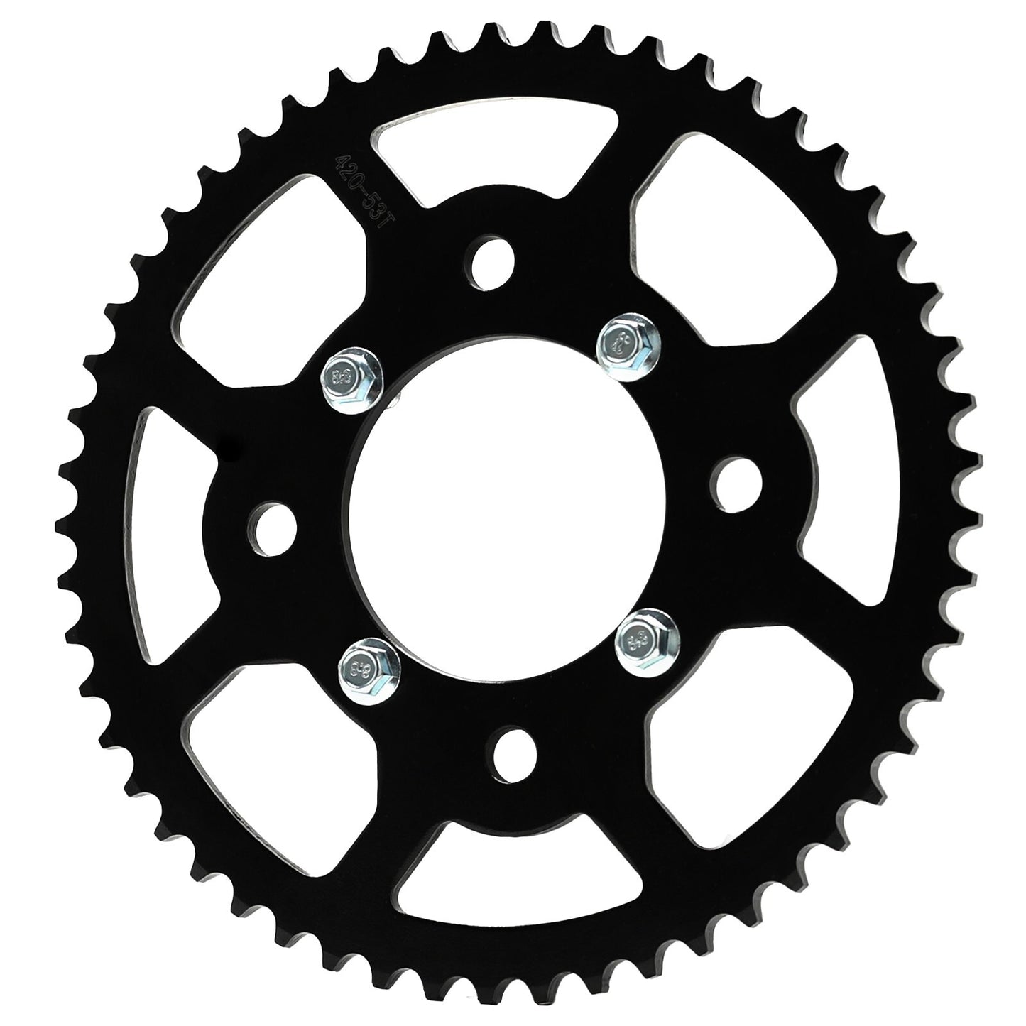 420 76 mm 53T rear sprocket suitable for Dirt Pit bicycles 70cc 90cc 110cc 125cc 150cc