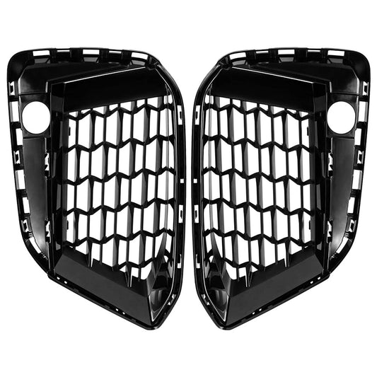 Pair Front Lower Bumper Cover Grille For 2021-2023 5 Series G30 / G31 M-Sport