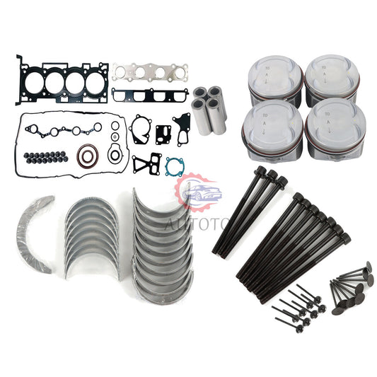 G4KF 2.0T Engine Rebuild Gasket Kit - Pistons Rings Set Valve Kit for Hyundai