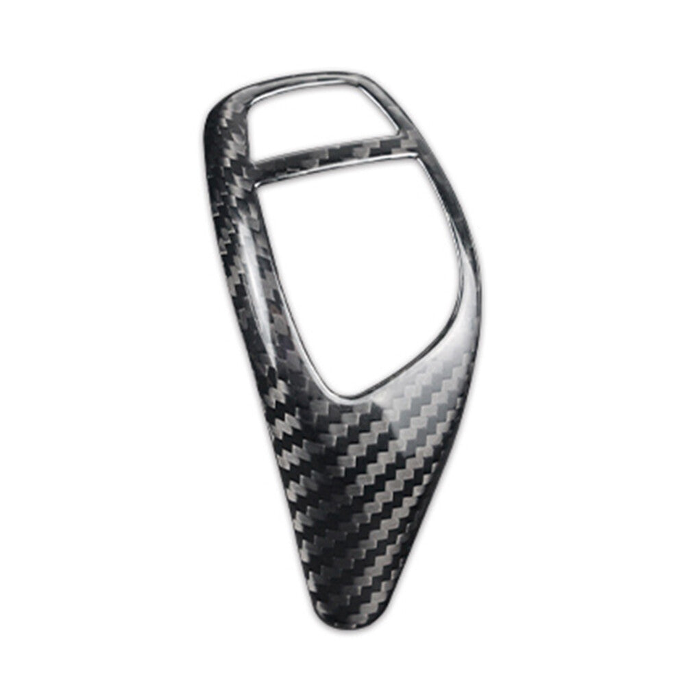 Gear Shift Knob Cover Trim Fit for BMW 1 2 3 4 5 6 Series X3 X5 X4 Carbon Fiber