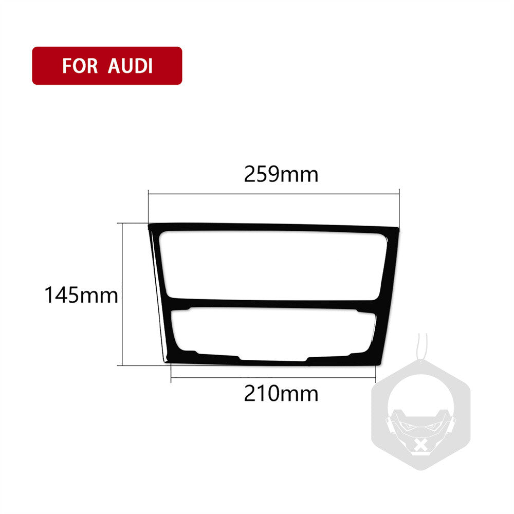 for Audi Q5 8R SQ5 2009-2017 Central Console AC CD Switch Panel Trim Piano Black