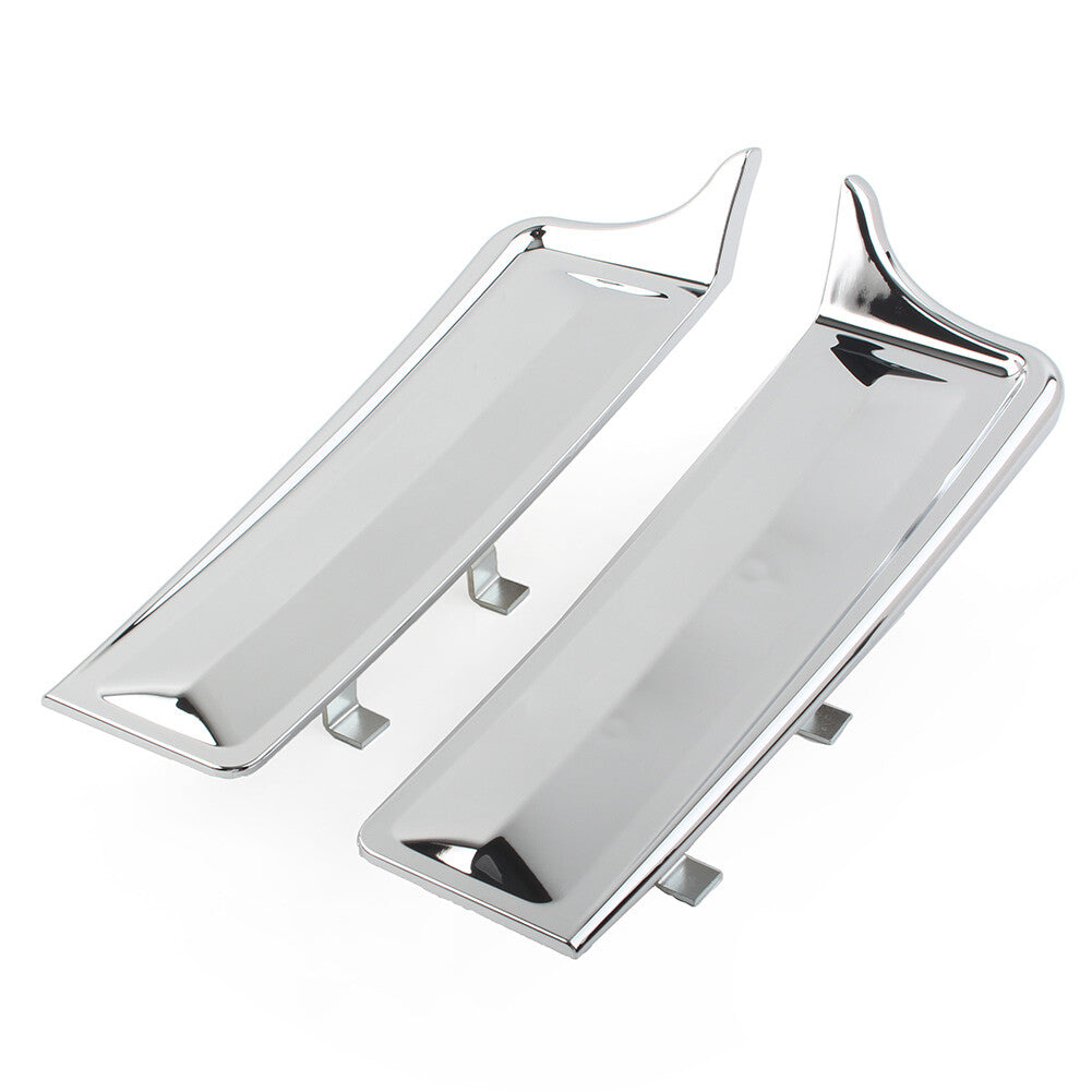 for Harley Touring Electra Glide 2x Chrome Rear Fender Saddlebag Filler Panels