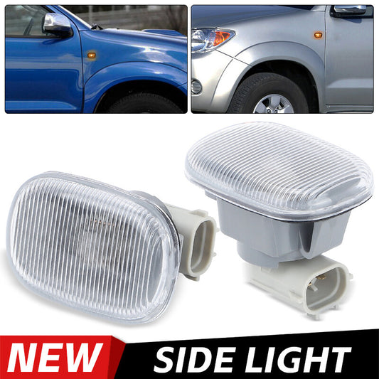 2pcs Turn Signal Side Marker Light Lamp for Toyota Hilux Vigo 2005-2011 2012 New