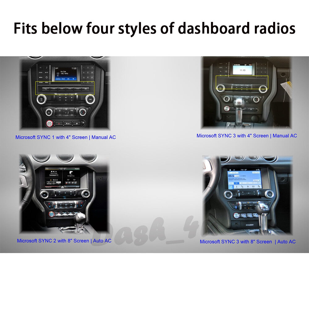 14.4Android 13 for Tesla for Smart Radio GPS Vertical Screen for Ford for Mustang 2015-2023