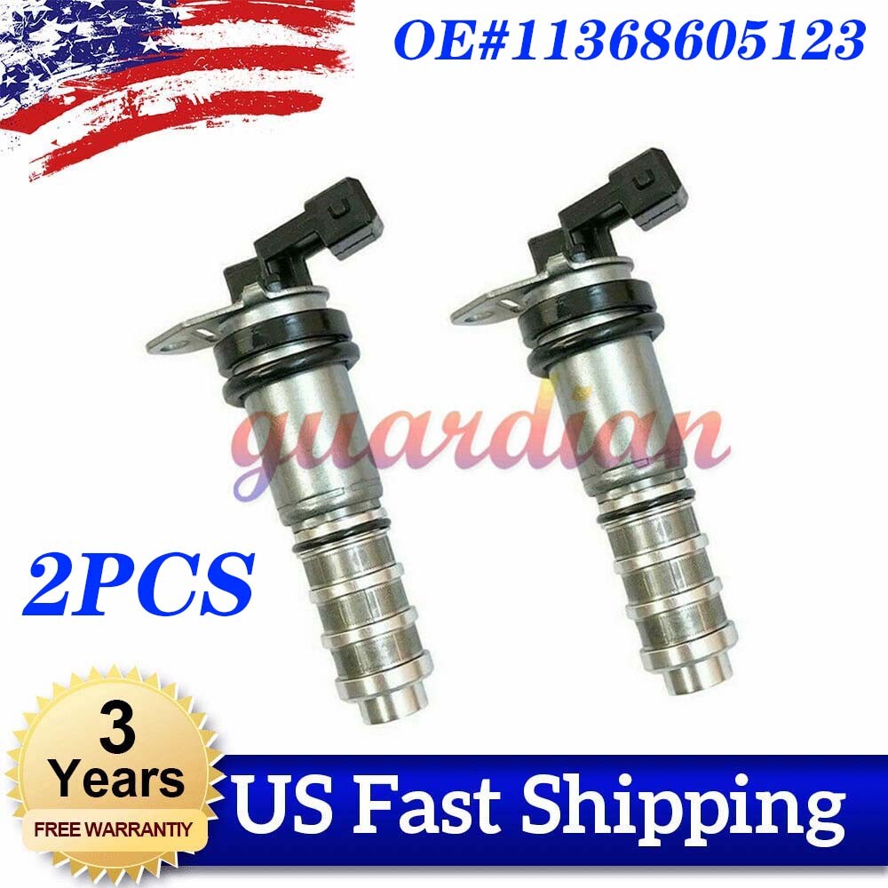 Two variable timing solenoid valves suitable for BMW E70, X5, E71, X6, E82, E90, E92, E93, F07, N55