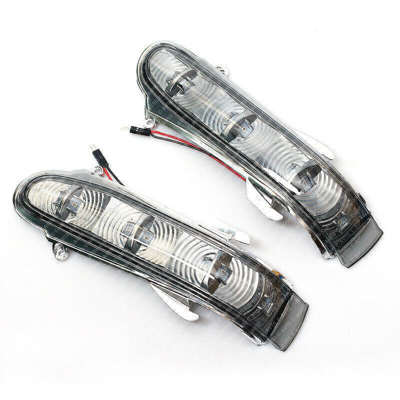 Pair for Mercedes-Benz W220 W215 S/CL Side Mirror Turn Signal Light Smoky len