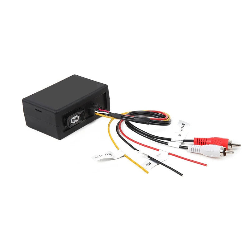 Car AUX Optical Fiber Decoder Box Cable Amplifier Adpter for Benz ML/GL/SLK W164