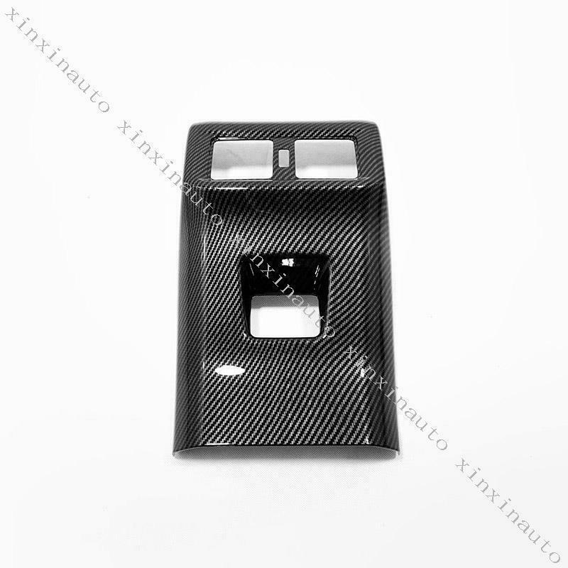 Carbon Color Rear Air Conditioner Vent Panel Trim Cover for Toyota RAV4 2019-23