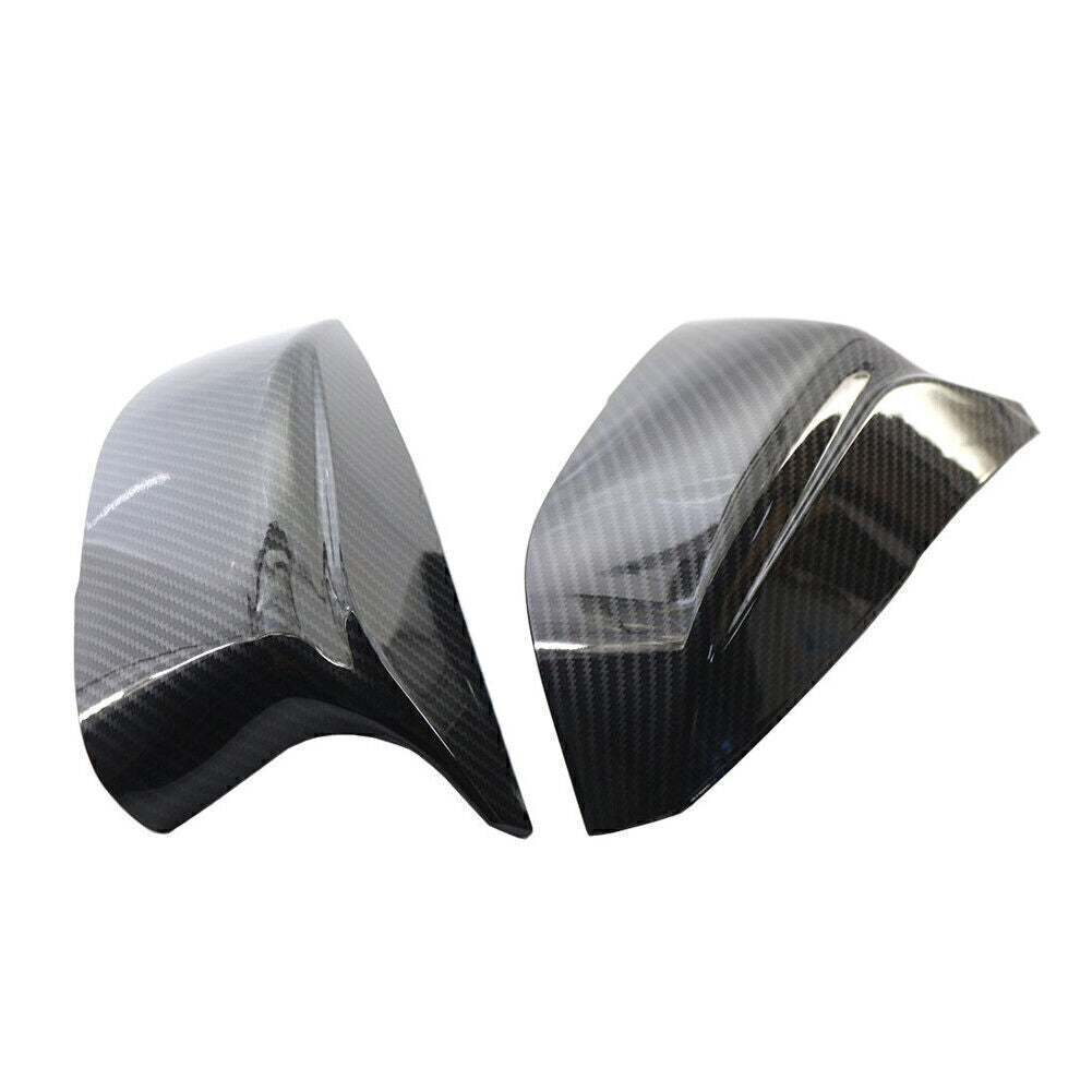 2x Carbon Fiber Rear View Mirror Cover Trim for Infiniti Q50 Q60 QX30 Q70