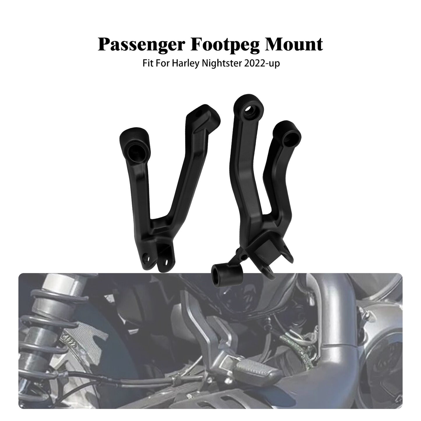 Rear Passanger Footpeg Mount Support Bracket for Harley Nightster RH 975 22-2023