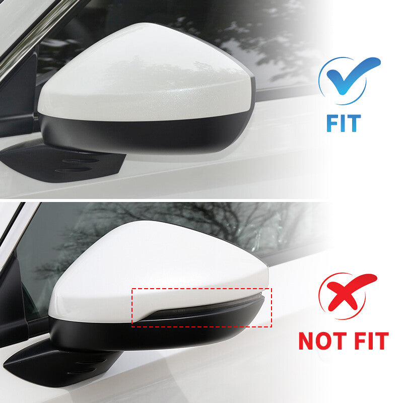 Left Driver Side Rearview Mirror Cover Cap White For 11th for Honda for Civic 2022-2024