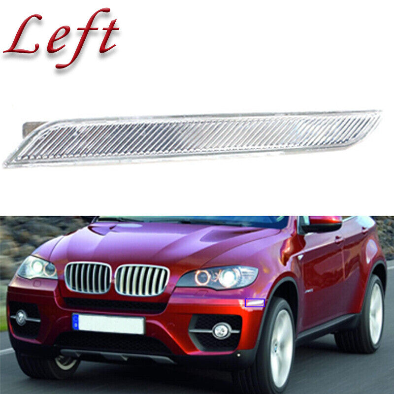 Left for BMW X6 E71 E72 X5M 2008-2014 Front Bumper Side Marker Reflector Lights