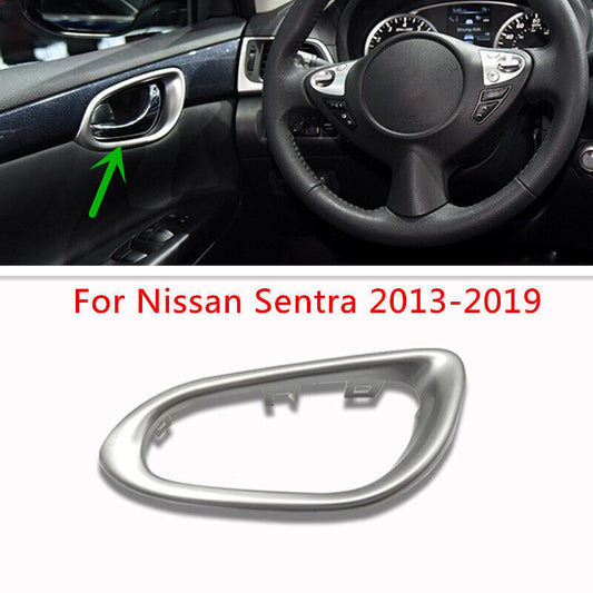 Front Left Inside Interior Door Handle Cover Trim for Nissan Sentra 2013-2019