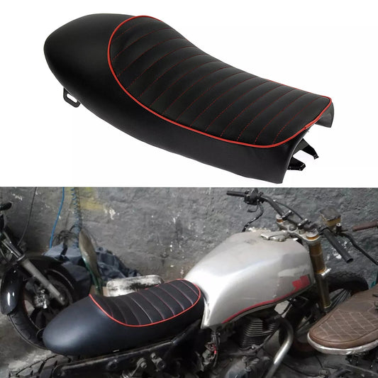 Universal Motorcycle Cafe Racer for Seat Flat Hump Saddle for Honda CB for Suzuki for Yamaha