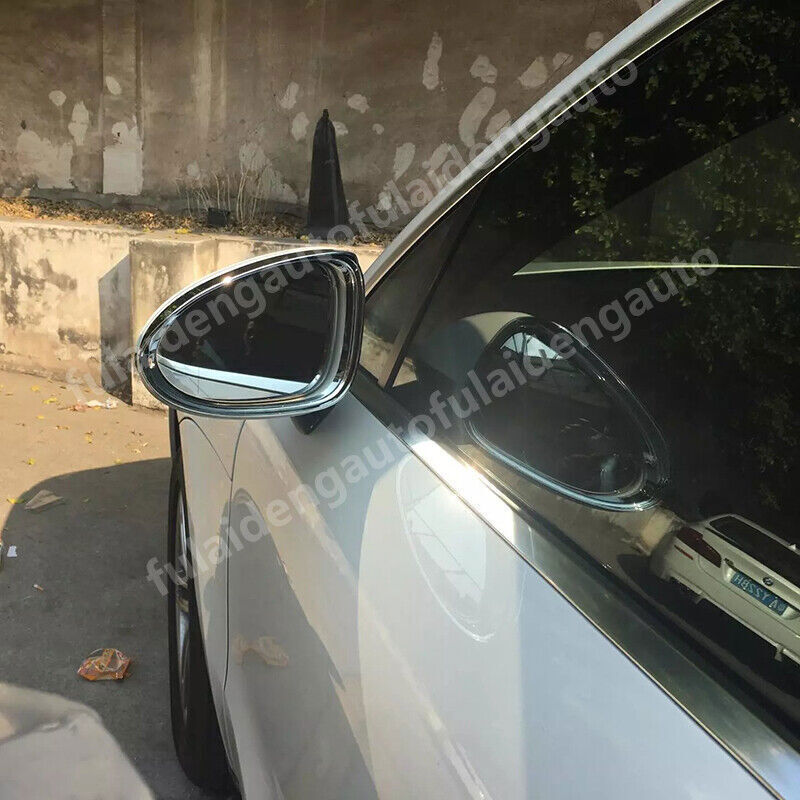 for Porsche Macan 2014-2021 Chrome Car Side Mirror Rain Eyebrow frame cover Trim