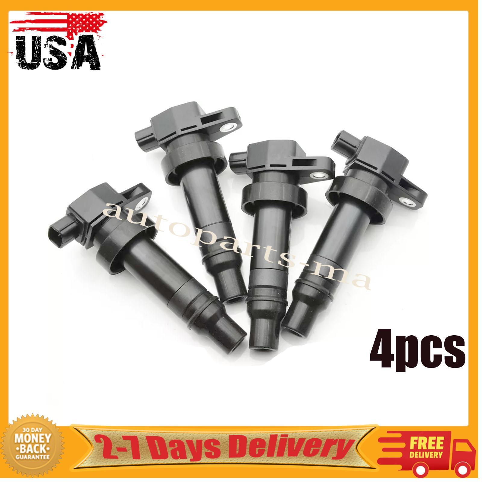4x Ignition Coils for Kia Forte Koup Rio Soul for Hyundai for Elantra GT 27301-2B010