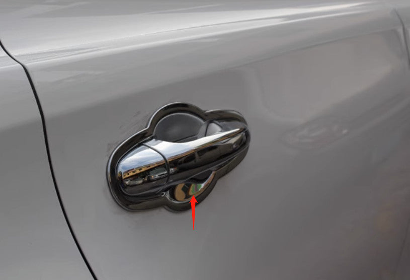 for Toyota RAV4 2013-2018 Black Decor Exterior Side Door Bowl Cup Cover Trim 8P