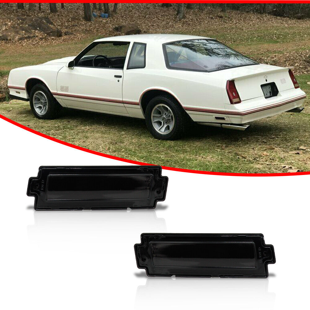 Rear fender side marker light lens left + right kit for 1981-88 for Chevrolet Monte Carlo