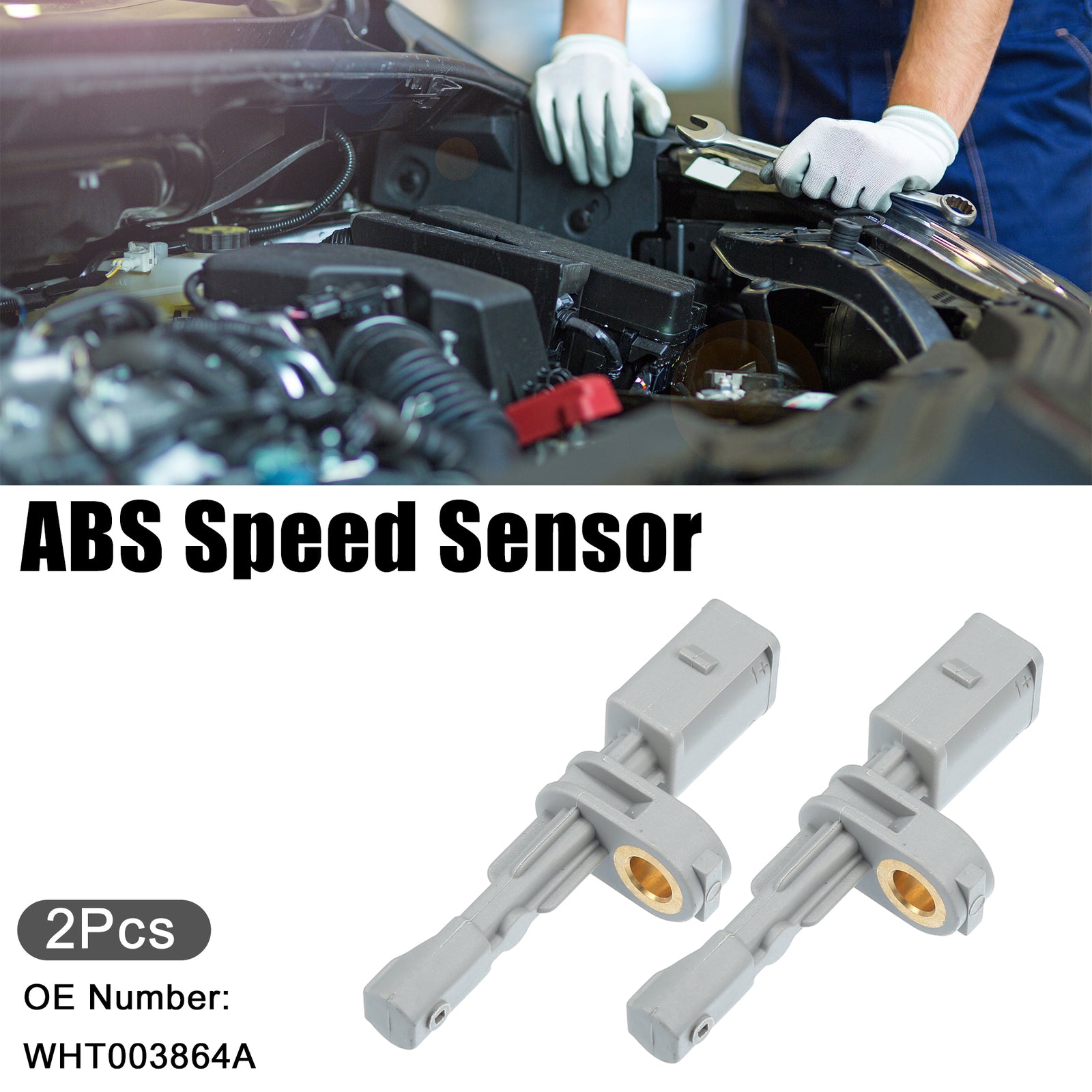 2-piece left rear ABS sensor kit for Audi A3 and for Volkswagen for Golf (WHT003864A)
