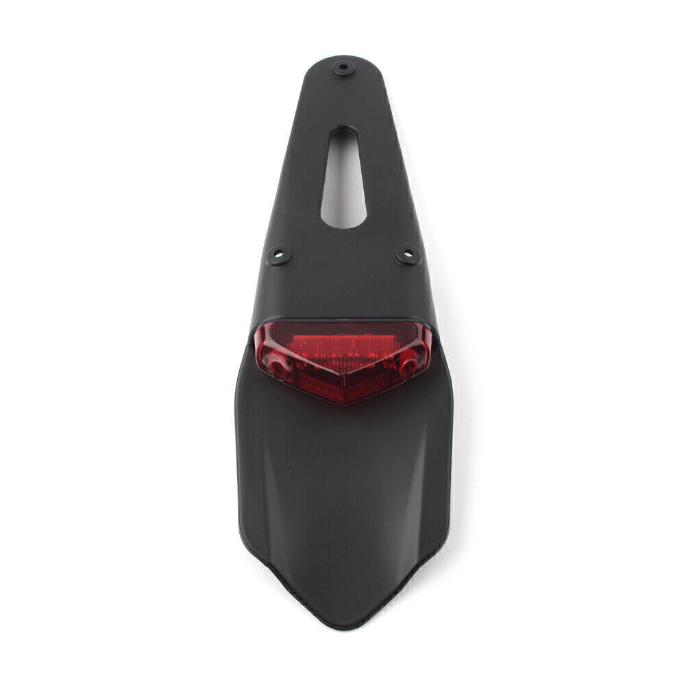 For Motorcycle Dirt Bike Universal Rear Fender Brake LED Tail Light Turn Singal