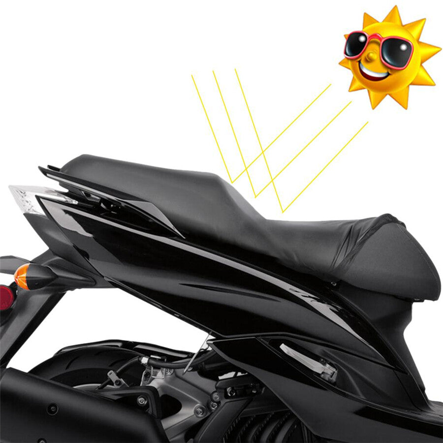 Motorcycle for Seat Cover Scooter Cushion Waterproof Protect Accessories Black XL