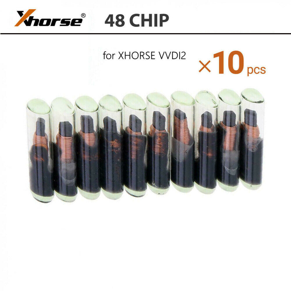 10x ID48 Chip For VVDI2 48 Transponder Copier Car K-ey Chips for V-W/ for Audi