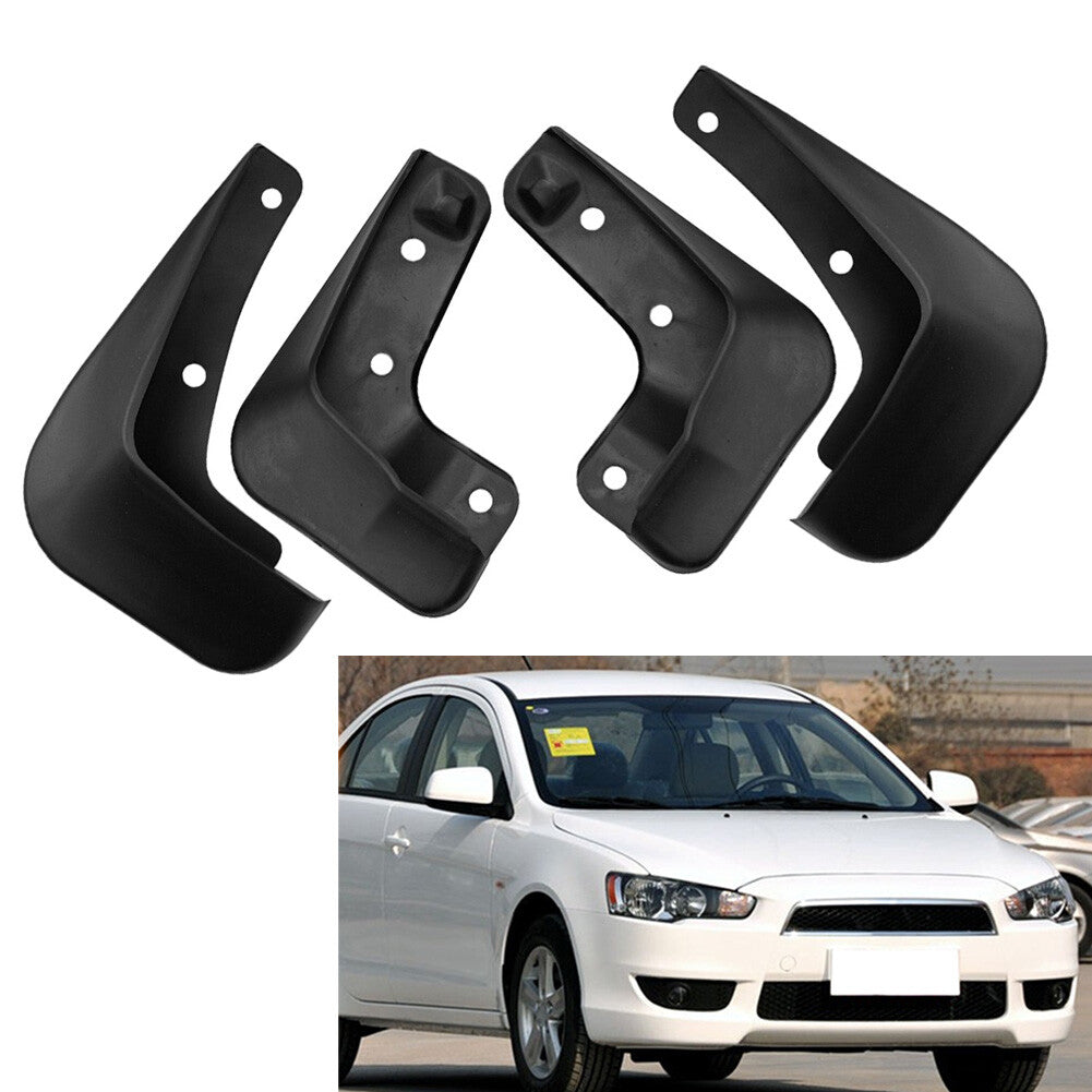 Set Mud Flap Flaps Splash Guard Mudguard Fit for Mitsubishi Lancer GTS EVO 2009~2011