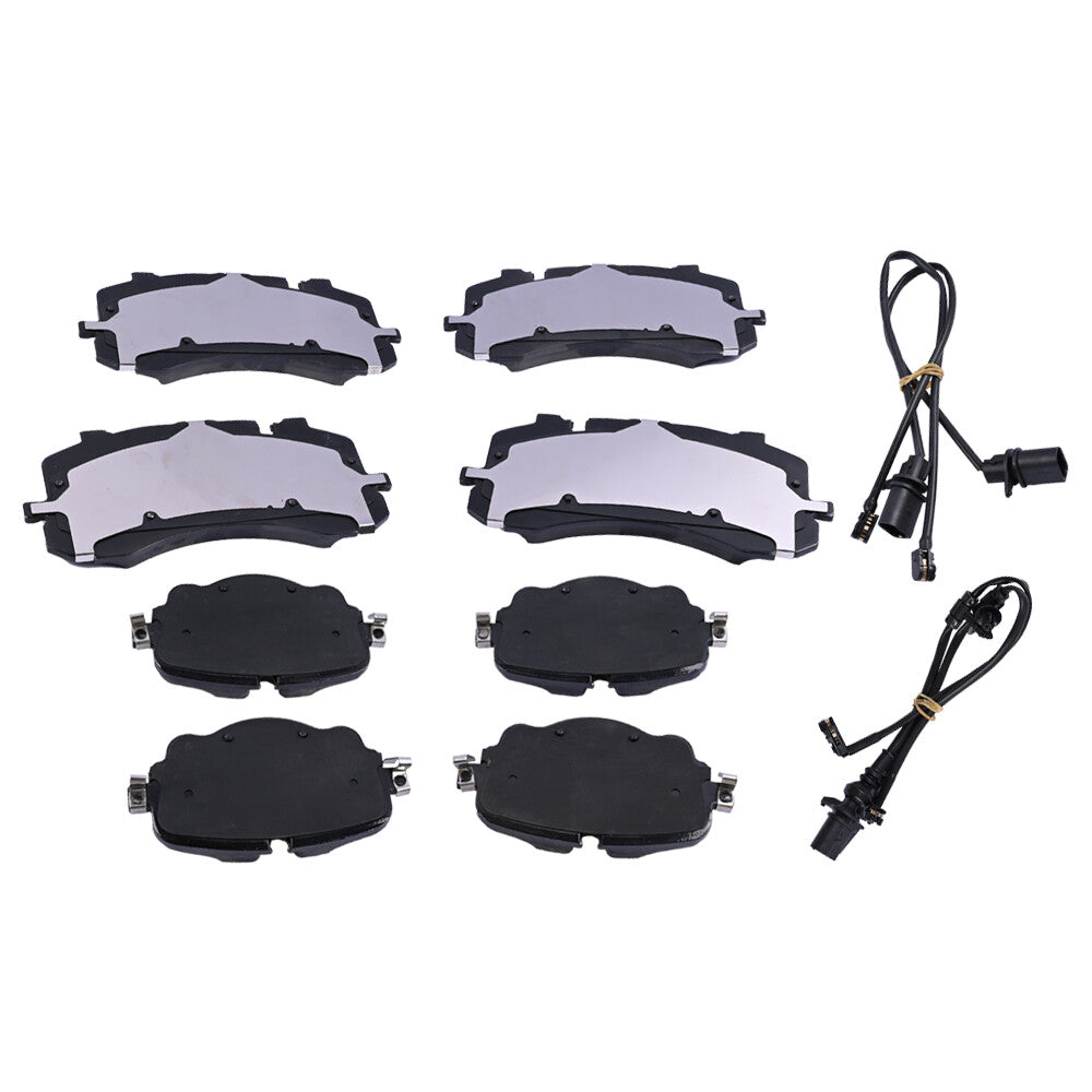 Front Rear Brake Pads Low Dust Premium Fits for Bentley for Bentayga 2017 2018 2019-2023