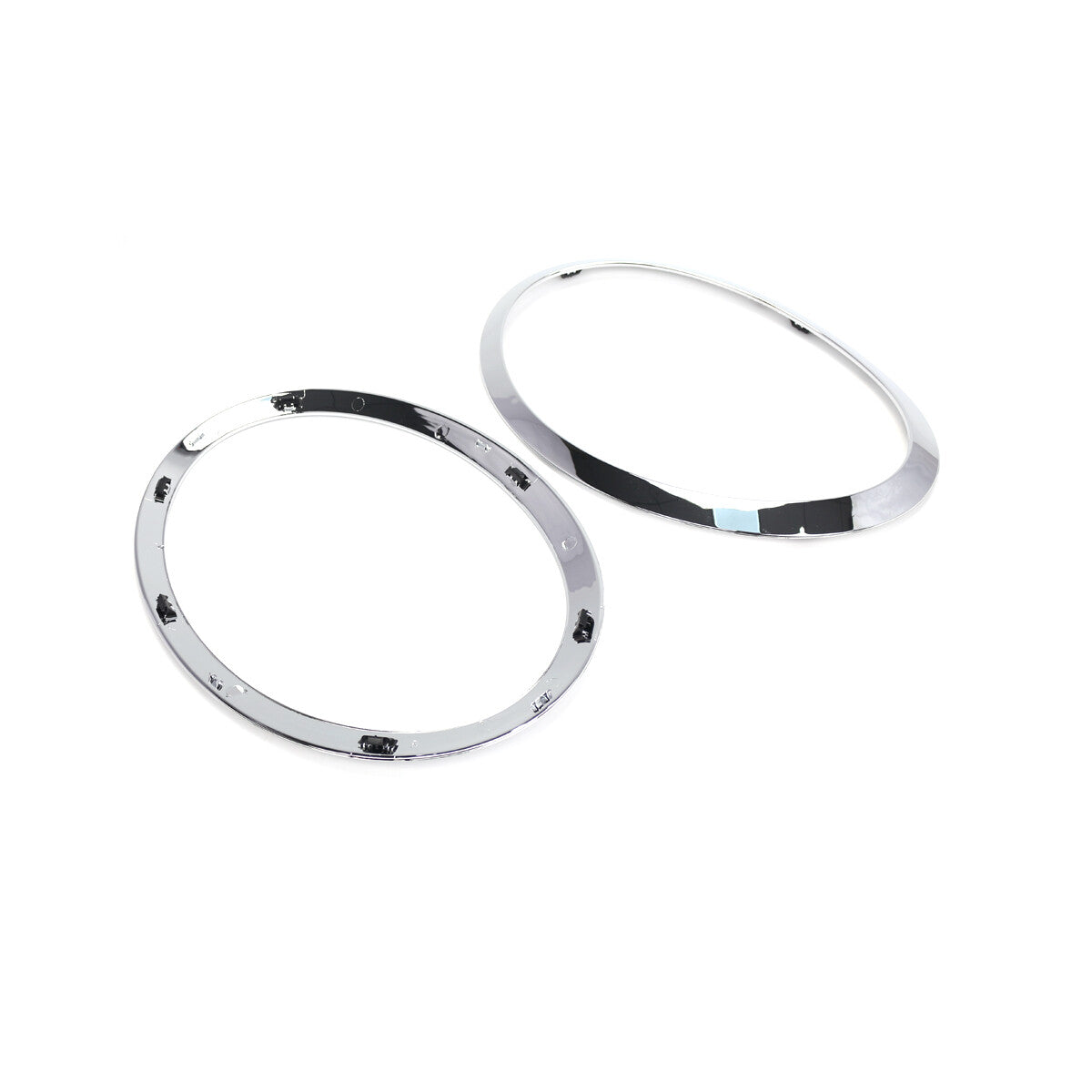 FOR F55 F56 F57 for MINI COOPER HEADLIGHT TRIM RING SET LEFT and RIGHT CHROME SLIVER