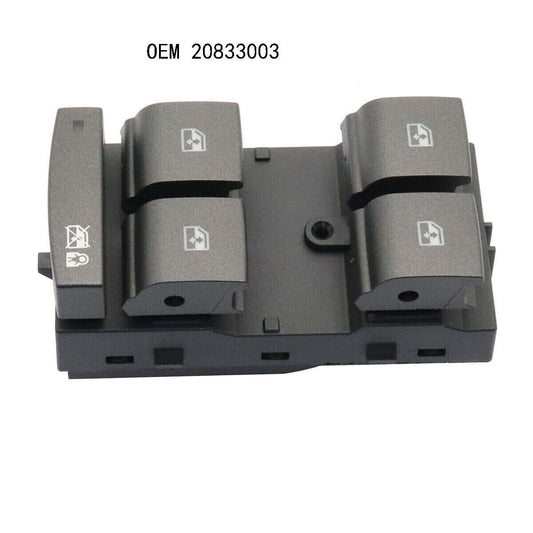 Fits 2010-2016 for Cadillac SRX 20833003 Driver Side Master Power Door Window Switch