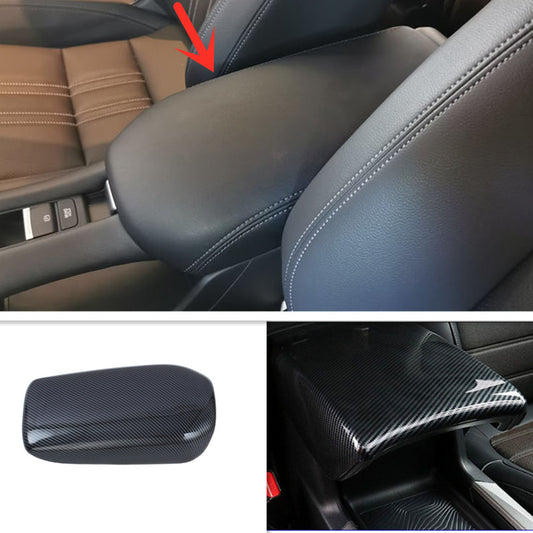 for Honda HR-V HRV 2023-2024 Carbon Fiber Color Inner Armrest Storage Box Cover