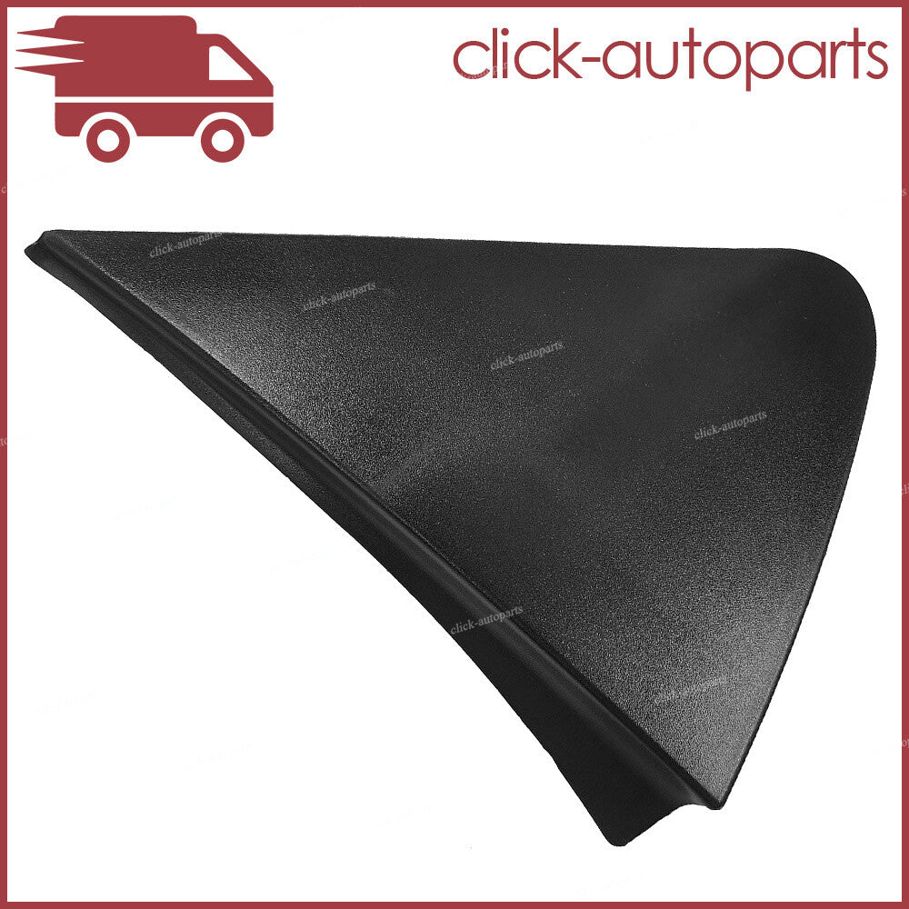 Black Fits for Toyota Yaris Hatchback Front Mirror Right Corner Triangle Trim Fender