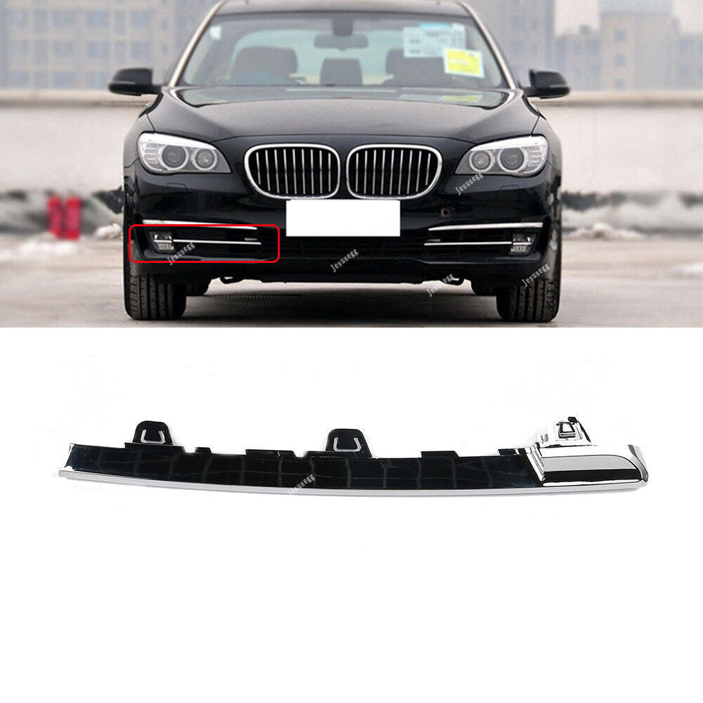 Right Front Bumper Foglight Grille Cover Holder Trim for BMW 7 Series 2013-2015