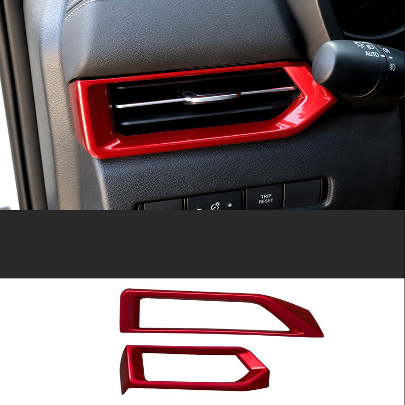 for Nissan Sentra 2020-2023 Red Inner Car Dashboard Air Outlet Vent cover Trims