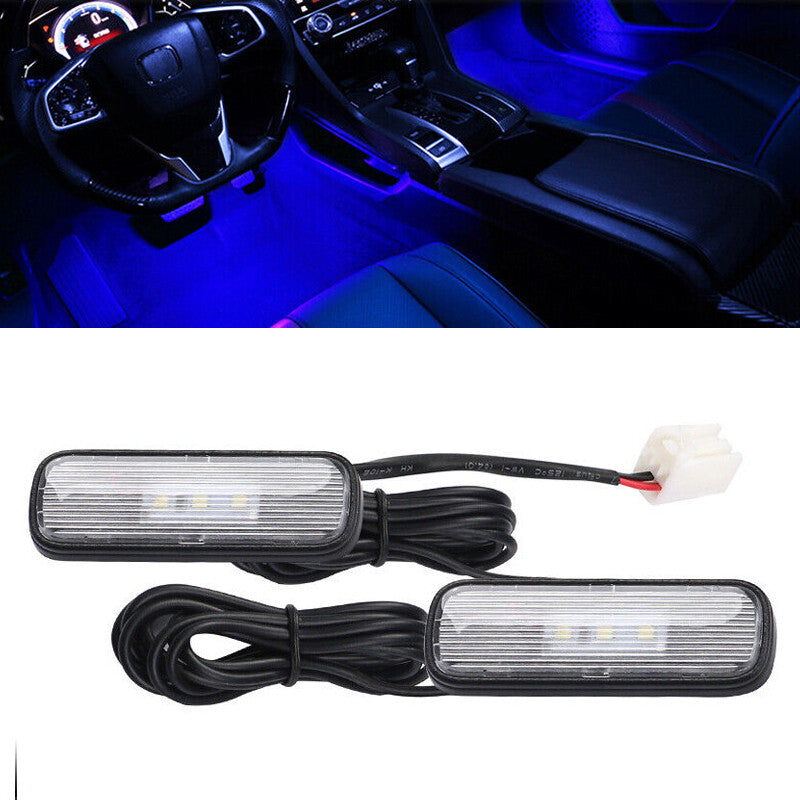 for Honda for Civic X 10th CRV RW 5th 2018-20 LED Blue Ambient Foot Light