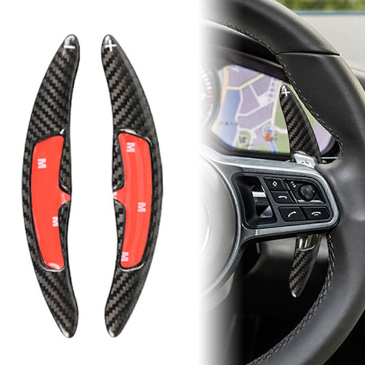 Carbon Fiber Steering Wheel Paddle Shift for Porsche 911 Carrera 991 Cayman