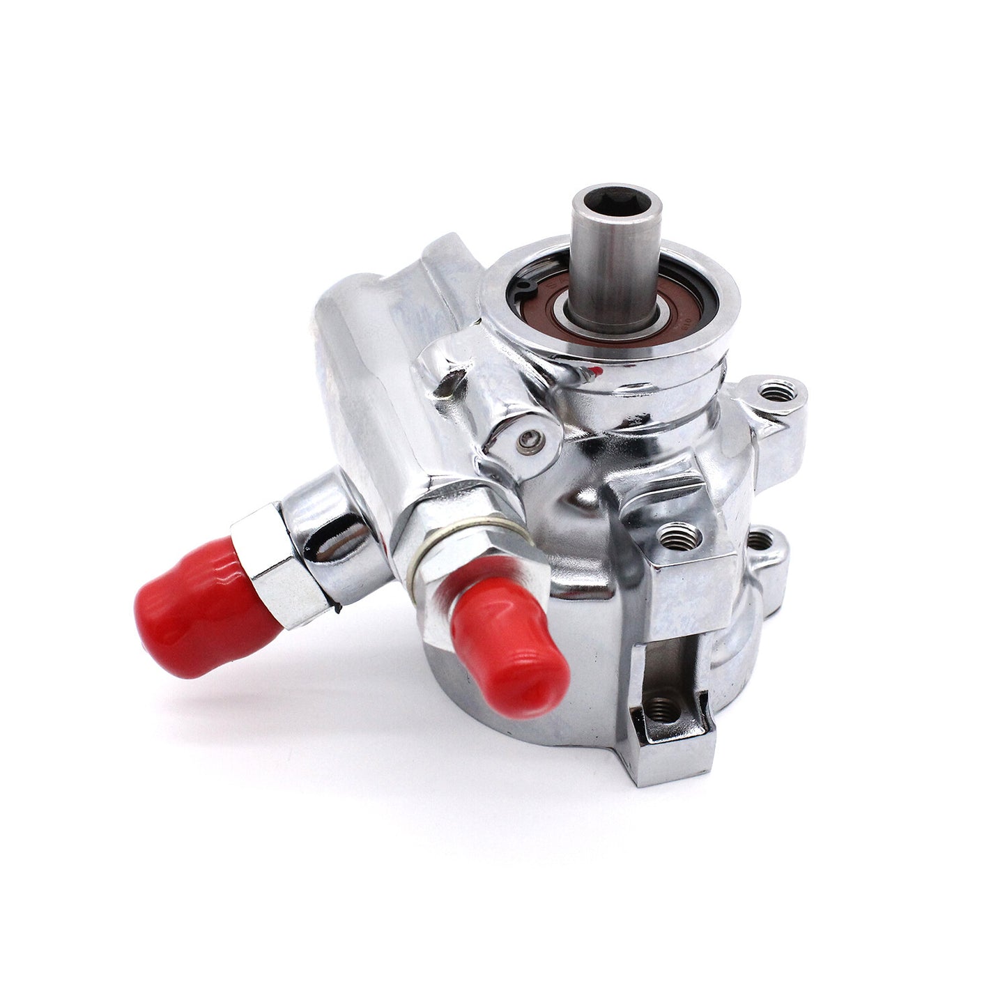 Remote Power Steering Pump Chrome 902102CHR Fits for 1980-01 Saginaw GM Type 2
