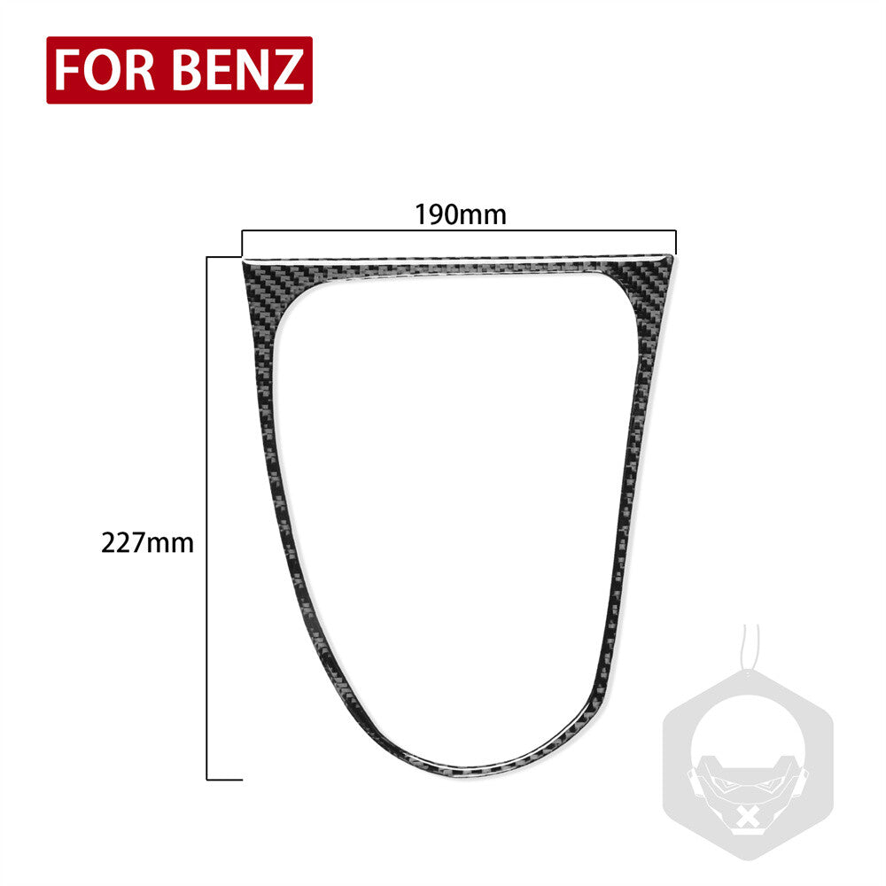 Carbon Fiber Control Gear Shift Box Panel Trim for Benz CLS Class C219 2004-2009