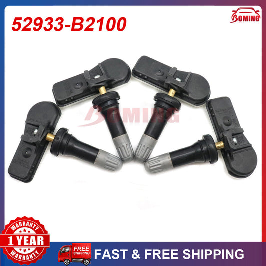 4PCS New TPMS Tire Pressure Monitor Sensor 52933-B2100 for Kia Soul 2014-2019