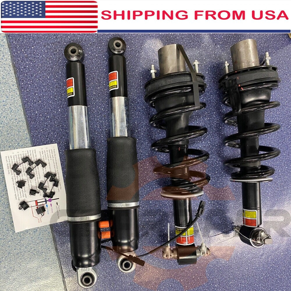 4X Front Rear Shock Struts MagneRide Fit for Cadillac for Escalade for Chevy Tahoe for GMC for Yukon