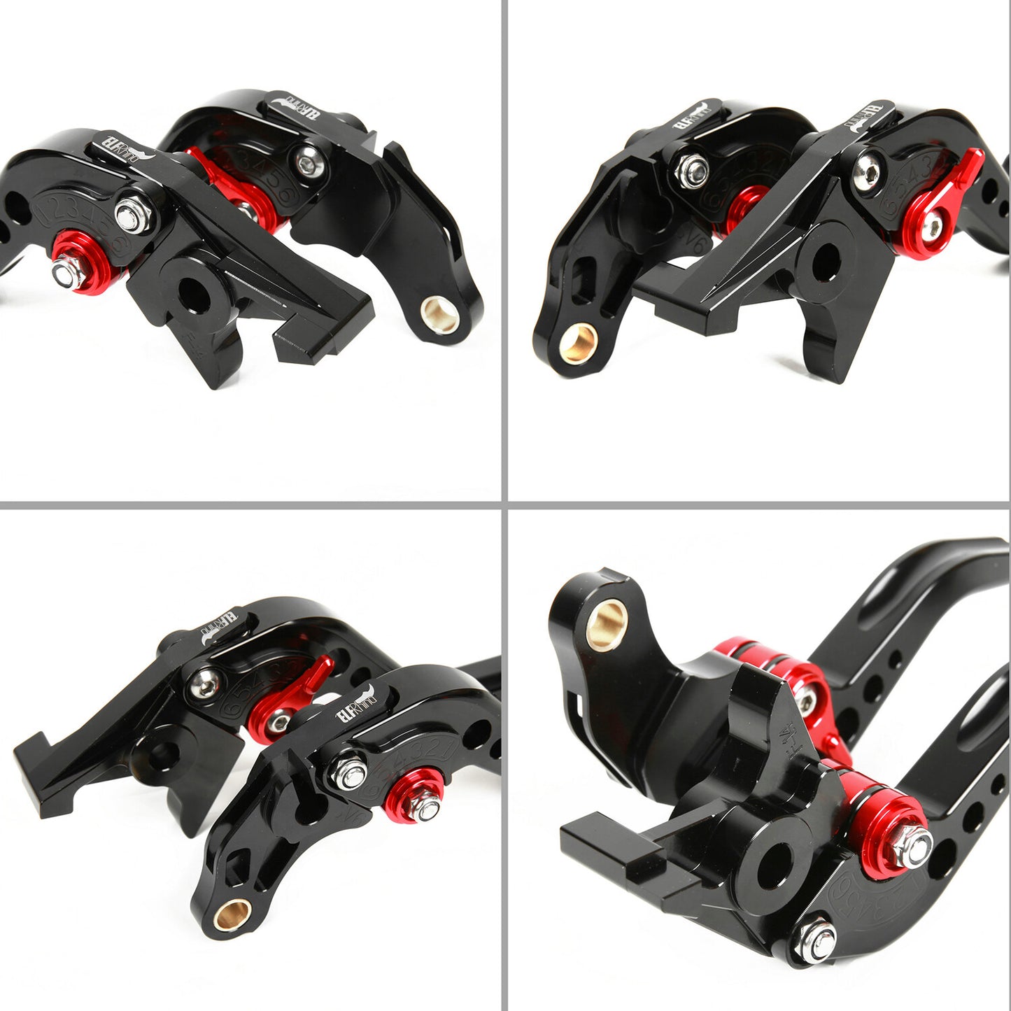 for Suzuki GS500 GS500E GS500F 89-09 Short Clutch Brake Levers CNC Black US Pair