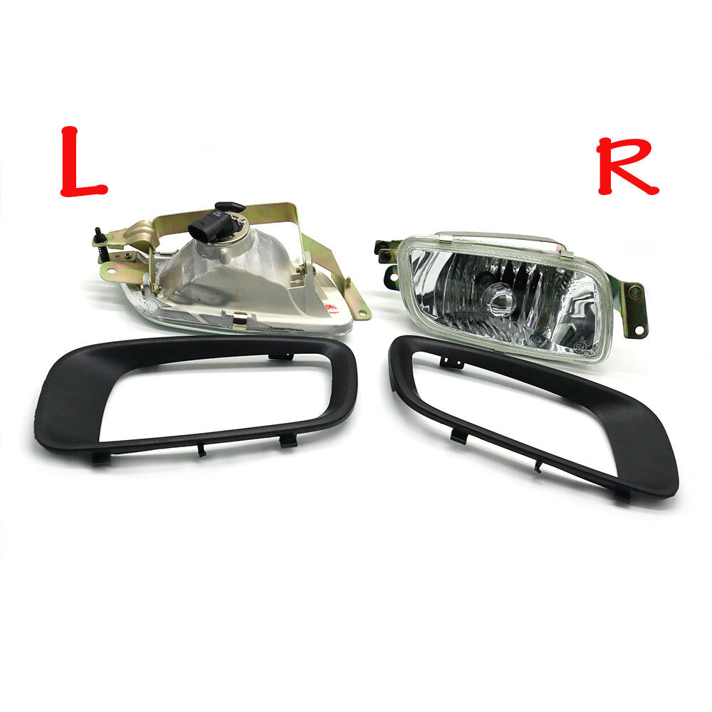 Front Fog Lights Lamps+Cover for MITSUBISHI Pajero/MONTERO MK3 2000-2003 01 02