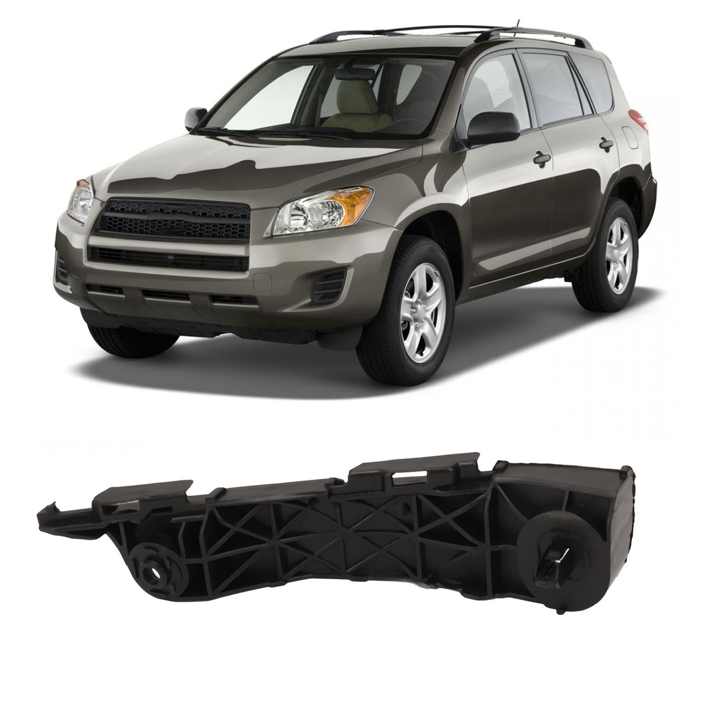 Front Side Bumper Mudguard Bracket Front Bumper Bracket Support Car For
