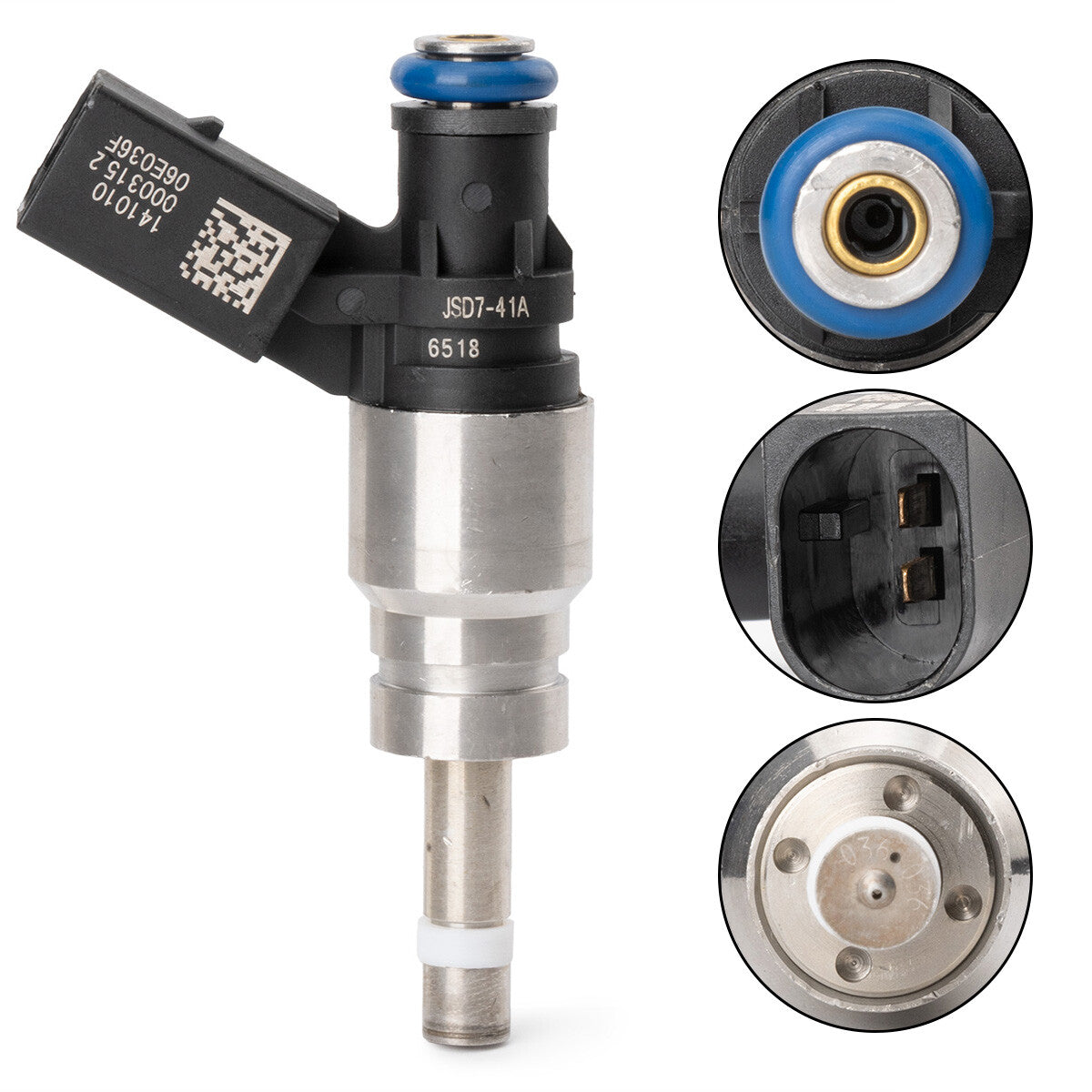 6Pcs Fuel Injectors for Audi for A6 3.2L 2010-2011 for Audi Q5 3.2L 2009-2012 06E906036F
