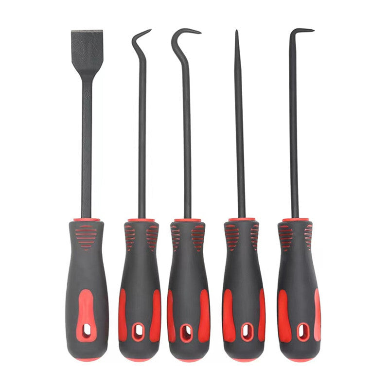 Car 5P O-rings Removal Hand Tool Oil Seal Precision Scraper Long Hook Pick Kit
