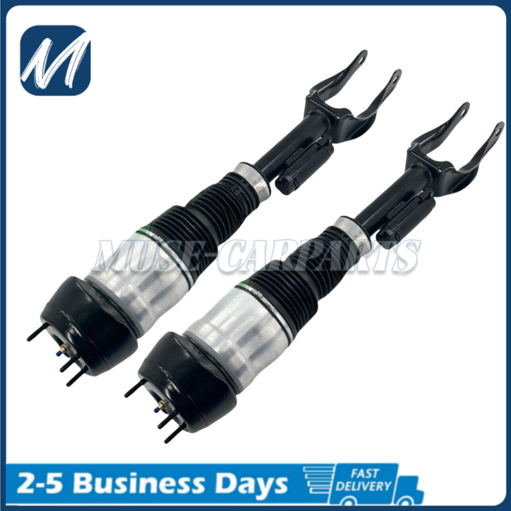 for Mercedes W211 S211 E350 06-09 4Matic 2x Front Shock Strut Assemblys w/o ADS