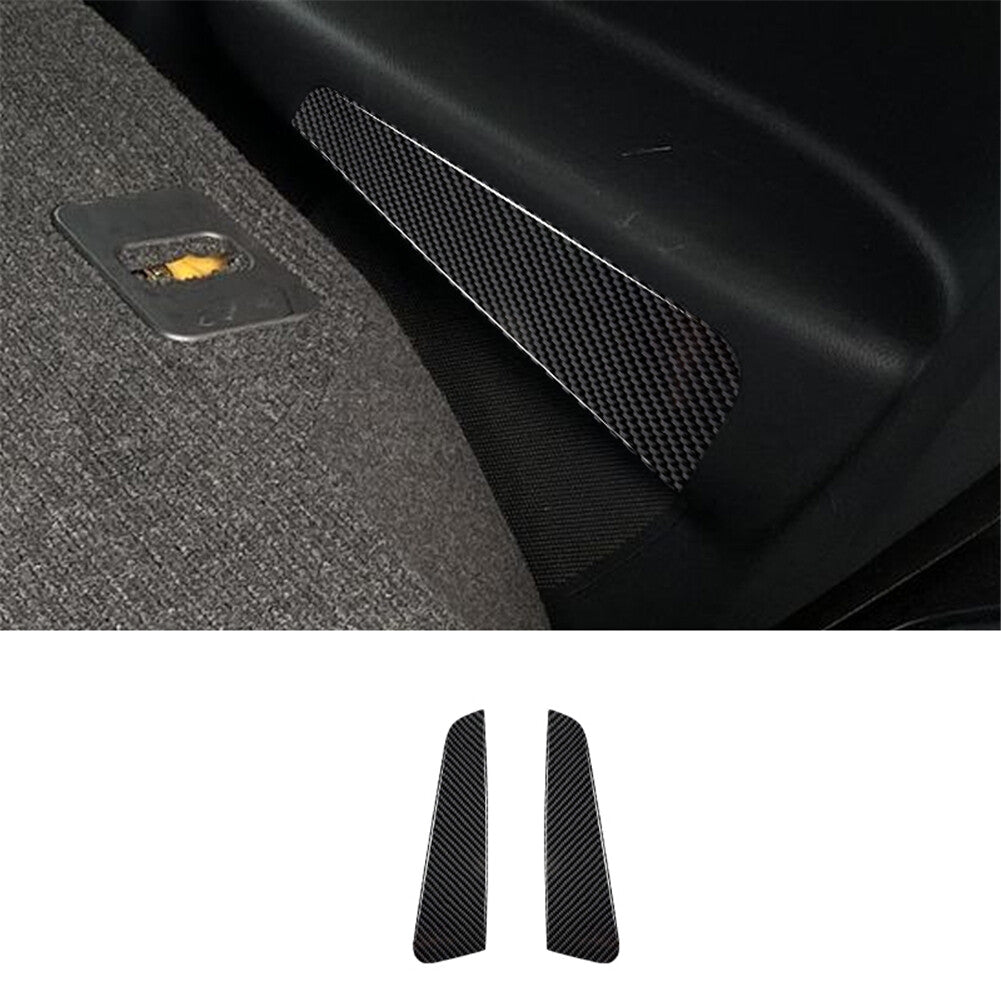 2x Carbon Fiber Rear Side Panel Cover Trim for Honda for Civic Si 2002-2005