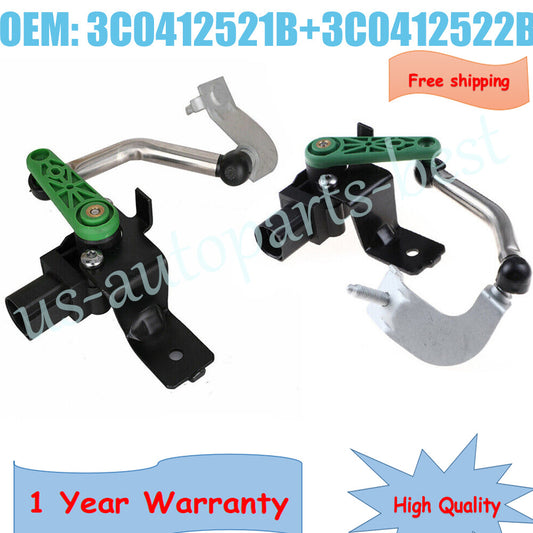 1Pair Front Right Left Headlight Level Sensor Fits for VW for Golf for Tiguan CC for Audi Q3