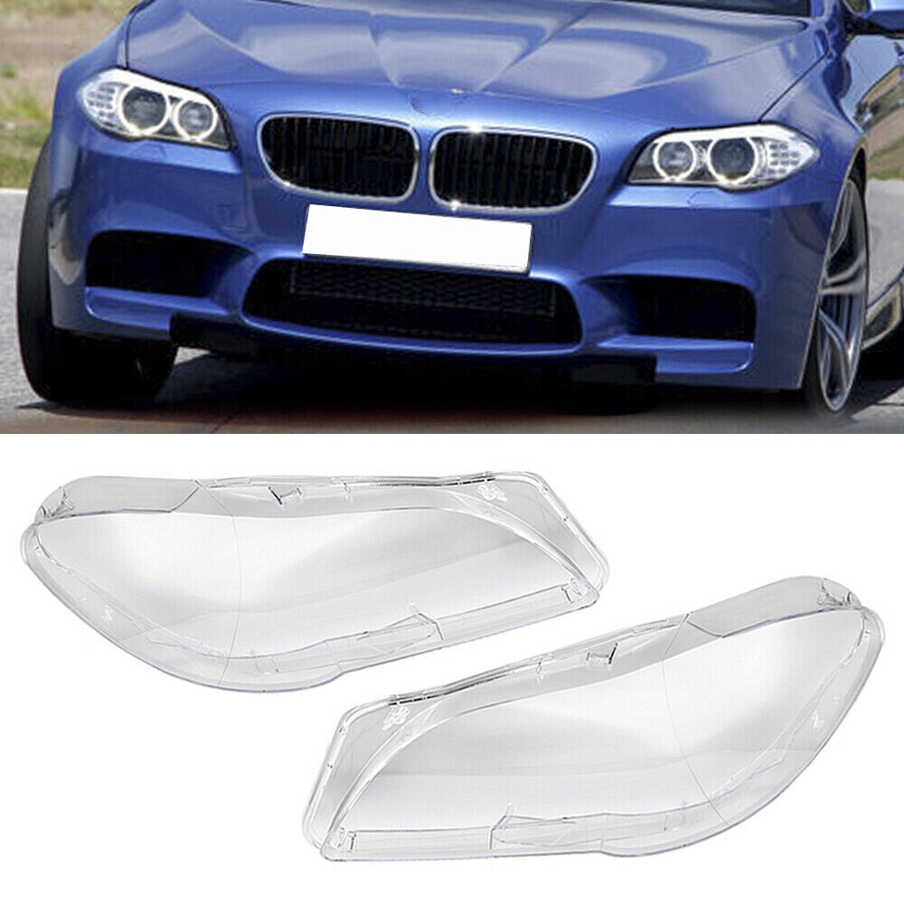 Front light lens plastic protective cover LH +RH suitable for BMW F10 F18 525 5 Series 2010-2014